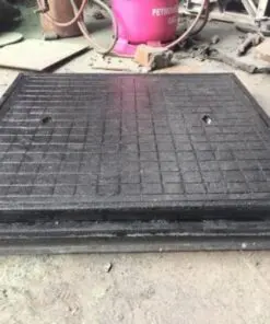 Nắp hố ga gang 900x900 khung vuông nắp vuông 2